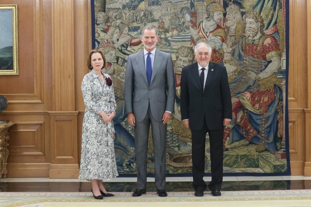 Audiencia de SM el Rey al Presidente del TC y a la Presidenta del Tribunal Europeo de Derechos Humanos